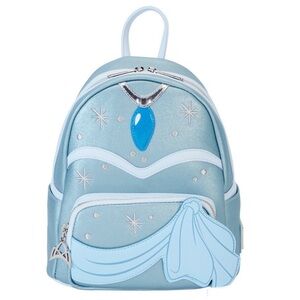 NWT Loungefly Disney Princess & the Frog Tiana glitter gown mini backpack